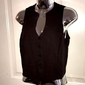 Vintage Giorgio Armani Brown Wool Vest - Size: 40/6
